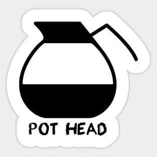 Pot Head Sticker